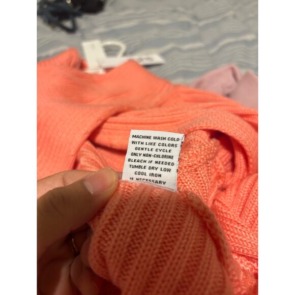 Anthropologie 525 Twist shrug front long sleeve ribbed knit crop sweater sz XS/S - Picture 12 of 12